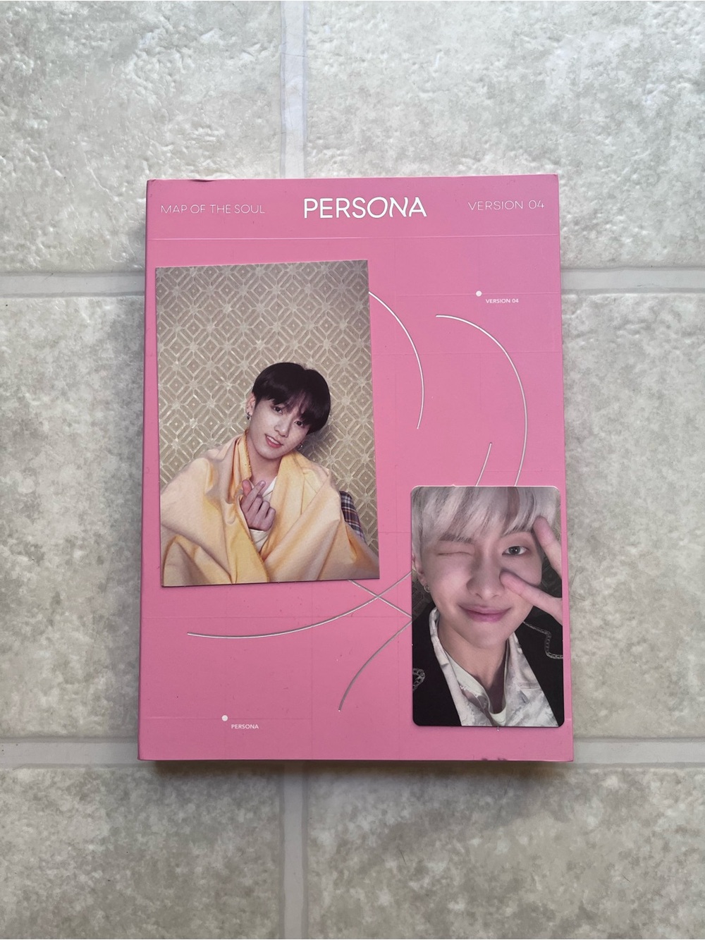 BTS Persona Version 4 Album RM Photocard and JK